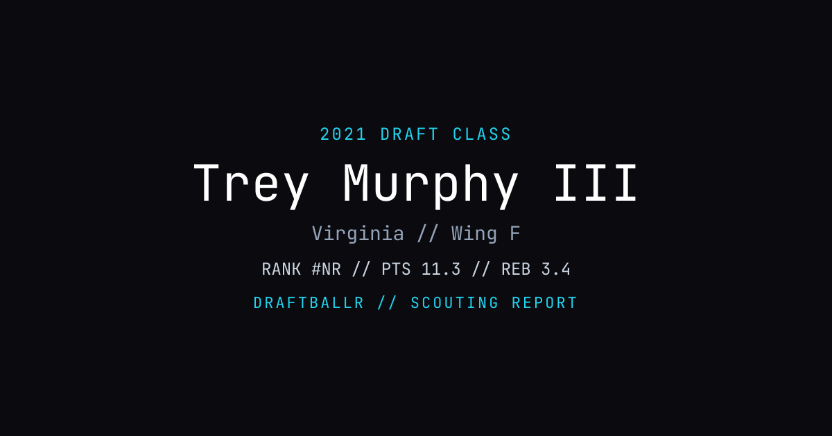 Trey Murphy III - 2021 NBA Draft Profile | DRAFTBALLR | DRAFTBALLR